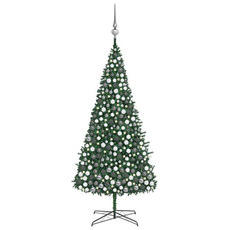 Künstlicher Weihnachtsbaum mit LED und grünen Kugeln 400 cm von vidaXL, Weihnachtsbäume - Ref: Foro24-3077886, Preis: 377,50 ...