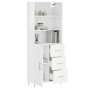 High glossy white plywood sideboard 69.5x34x180 cm by vidaXL, Sideboards - Ref: Foro24-3189431, Price: 145,08 €, Discount: %