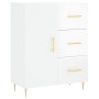 High glossy white plywood sideboard 69.5x34x180 cm by vidaXL, Sideboards - Ref: Foro24-3189431, Price: 145,08 €, Discount: %