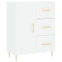 Aparador alto madera contrachapada blanco 69,5x34x180 cm de vidaXL, Aparadores - Ref: Foro24-3189429, Precio: 147,22 €, Descu...