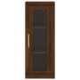 Aparador alto madera contrachapada roble marrón 34,5x34x180 cm de vidaXL, Aparadores - Ref: Foro24-3199232, Precio: 112,99 €,...