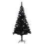 Künstlicher Weihnachtsbaum mit LEDs und schwarzem Träger 210 cm PVC von vidaXL, Weihnachtsbäume - Ref: Foro24-3077419, Preis:...