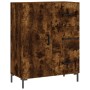 Tall smoked oak plywood sideboard 69.5x34x180 cm by vidaXL, Sideboards - Ref: Foro24-3189450, Price: 153,91 €, Discount: %