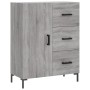 Aparador alto madera contrachapada gris sonoma 69,5x34x180 cm de vidaXL, Aparadores - Ref: Foro24-3189451, Precio: 163,97 €, ...