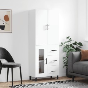 High glossy white plywood sideboard 69.5x34x180 cm by vidaXL, Sideboards - Ref: Foro24-3195981, Price: 188,99 €, Discount: %