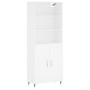 Aparador alto madera contrachapada blanco 69,5x34x180 cm de vidaXL, Aparadores - Ref: Foro24-3189229, Precio: 137,27 €, Descu...