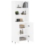 Aparador alto madera contrachapada blanco 69,5x34x180 cm de vidaXL, Aparadores - Ref: Foro24-3189229, Precio: 137,27 €, Descu...