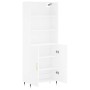 Tall white plywood sideboard 69.5x34x180 cm by vidaXL, Sideboards - Ref: Foro24-3189229, Price: 137,27 €, Discount: %