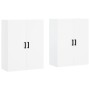 Armarios de pared 2 unidades blanco 69,5x34x90 cm de vidaXL, Aparadores - Ref: Foro24-3195619, Precio: 153,21 €, Descuento: %