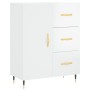 High glossy white plywood sideboard 69.5x34x180 cm by vidaXL, Sideboards - Ref: Foro24-3189423, Price: 147,99 €, Discount: %