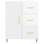 High glossy white plywood sideboard 69.5x34x180 cm by vidaXL, Sideboards - Ref: Foro24-3189423, Price: 147,99 €, Discount: %