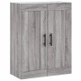 Aparador alto madera contrachapada gris sonoma 69,5x34x180 cm de vidaXL, Aparadores - Ref: Foro24-3199583, Precio: 148,84 €, ...