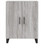 Aparador alto madera contrachapada gris sonoma 69,5x34x180 cm de vidaXL, Aparadores - Ref: Foro24-3199583, Precio: 148,84 €, ...