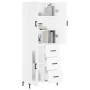 Aparador alto madera contrachapada blanco 69,5x34x180 cm de vidaXL, Aparadores - Ref: Foro24-3195955, Precio: 171,99 €, Descu...