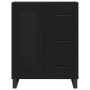 Aparador alto madera contrachapada negro 69,5x34x180 cm de vidaXL, Aparadores - Ref: Foro24-3195980, Precio: 195,95 €, Descue...