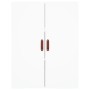 Tall white plywood sideboard 69.5x34x180 cm by vidaXL, Sideboards - Ref: Foro24-3195987, Price: 164,68 €, Discount: %