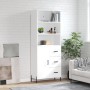 High glossy white plywood sideboard 69.5x34x180 cm by vidaXL, Sideboards - Ref: Foro24-3189455, Price: 157,99 €, Discount: %