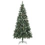 Künstlicher Weihnachtsbaum beleuchtet mit Lichtern und Tannenzapfen 210 cm von vidaXL, Weihnachtsbäume - Ref: Foro24-3077748,...