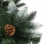 Künstlicher Weihnachtsbaum beleuchtet mit Lichtern und Tannenzapfen 210 cm von vidaXL, Weihnachtsbäume - Ref: Foro24-3077748,...