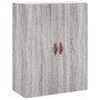 High sideboard sonoma gray plywood 69.5x34x180 cm by vidaXL, Sideboards - Ref: Foro24-3195993, Price: 156,99 €, Discount: %