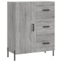 Aparador alto madera contrachapada gris sonoma 69,5x34x180 cm de vidaXL, Aparadores - Ref: Foro24-3189459, Precio: 164,04 €, ...