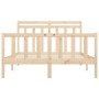 Solid pine wood bed frame 160x200 cm by vidaXL, Beds and slatted bases - Ref: Foro24-3107038, Price: 139,15 €, Discount: %