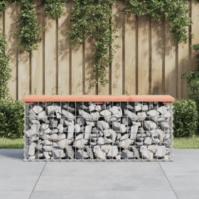 Gabion design garden bench Douglas fir wood 103x31.5x42cm by vidaXL, garden benches - Ref: Foro24-834351, Price: 91,99 €, Dis...