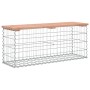 Gabion design garden bench Douglas fir wood 103x31.5x42cm by vidaXL, garden benches - Ref: Foro24-834351, Price: 91,63 €, Dis...