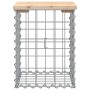 Gabion design garden bench solid pine wood 33x31x42 cm by vidaXL, garden benches - Ref: Foro24-834326, Price: 30,09 €, Discou...