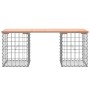 Gabion design garden bench Douglas fir wood 103x31x42 cm by vidaXL, garden benches - Ref: Foro24-834330, Price: 59,91 €, Disc...