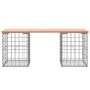 Gabion design garden bench Douglas fir wood 103x31x42 cm by vidaXL, garden benches - Ref: Foro24-834330, Price: 59,91 €, Disc...