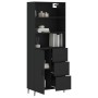 Tall black plywood sideboard 69.5x34x180 cm by vidaXL, Sideboards - Ref: Foro24-3189462, Price: 176,55 €, Discount: %