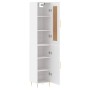 Tall white plywood sideboard 34.5x34x180 cm by vidaXL, Sideboards - Ref: Foro24-3200121, Price: 103,09 €, Discount: %