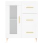 Aparador alto madera contrachapada blanco 69,5x34x180 cm de vidaXL, Aparadores - Ref: Foro24-3199929, Precio: 180,98 €, Descu...