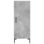 Aparador de madera contrachapada gris hormigón 34,5x34x180 cm de vidaXL, Aparadores - Ref: Foro24-3200133, Precio: 100,54 €, ...