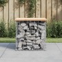 Gabion design garden bench solid pine wood 43x44x42 cm by vidaXL, garden benches - Ref: Foro24-834335, Price: 28,57 €, Discou...