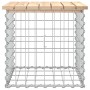 Gabion design garden bench solid pine wood 43x44x42 cm by vidaXL, garden benches - Ref: Foro24-834335, Price: 28,57 €, Discou...