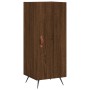 Aparador alto madera contrachapada roble marrón 34,5x34x180 cm de vidaXL, Aparadores - Ref: Foro24-3200112, Precio: 104,88 €,...