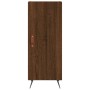 Aparador alto madera contrachapada roble marrón 34,5x34x180 cm de vidaXL, Aparadores - Ref: Foro24-3200112, Precio: 104,88 €,...