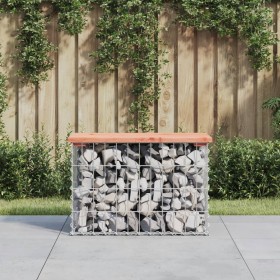 Gabion design garden bench Douglas fir wood 63x31.5x42 cm by vidaXL, garden benches - Ref: Foro24-834345, Price: 31,07 €, Dis...