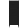 Aparador de madera contrachapada negro 34,5x34x180 cm de vidaXL, Aparadores - Ref: Foro24-3198866, Precio: 117,99 €, Descuent...