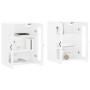 Wall cabinets 2 pcs glossy white engineered wood by vidaXL, Sideboards - Ref: Foro24-3197915, Price: 170,43 €, Discount: %