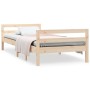 Estructura de cama madera maciza de pino 90x190 cm de vidaXL, Camas y somieres - Ref: Foro24-821634, Precio: 115,78 €, Descue...