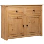 Aparador de madera maciza de pino estilo Panamá 93x40x80 cm de vidaXL, Aparadores - Ref: Foro24-282697, Precio: 179,20 €, Des...