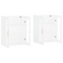 Armarios de pared 2 uds madera de ingeniería blanco de vidaXL, Aparadores - Ref: Foro24-3197921, Precio: 207,89 €, Descuento: %