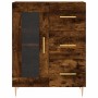 Tall smoked oak plywood sideboard 69.5x34x180 cm by vidaXL, Sideboards - Ref: Foro24-3199934, Price: 152,68 €, Discount: %