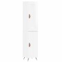 High glossy white plywood sideboard 34.5x34x180 cm by vidaXL, Sideboards - Ref: Foro24-3200107, Price: 106,66 €, Discount: %