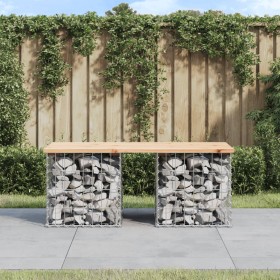 Gabion design garden bench solid pine wood 103x44x42 cm by vidaXL, garden benches - Ref: Foro24-834338, Price: 70,92 €, Disco...