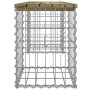 Gabion design garden bench impregnated pine wood 103x31x42cm by vidaXL, garden benches - Ref: Foro24-834331, Price: 59,54 €, ...