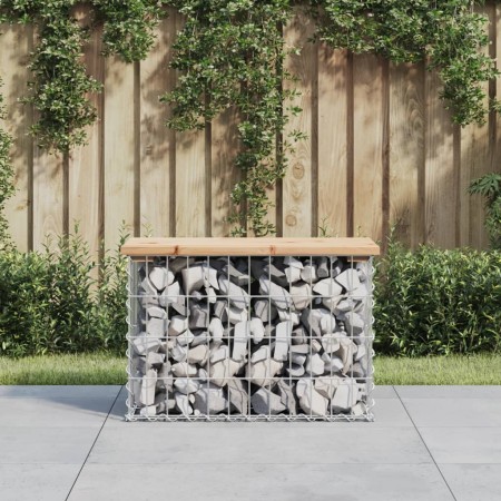 Gartenbank Design Gabion massives Kiefernholz 63x31,5x42cm von vidaXL, Gartenbänke - Ref: Foro24-834344, Preis: 51,50 €, Raba...